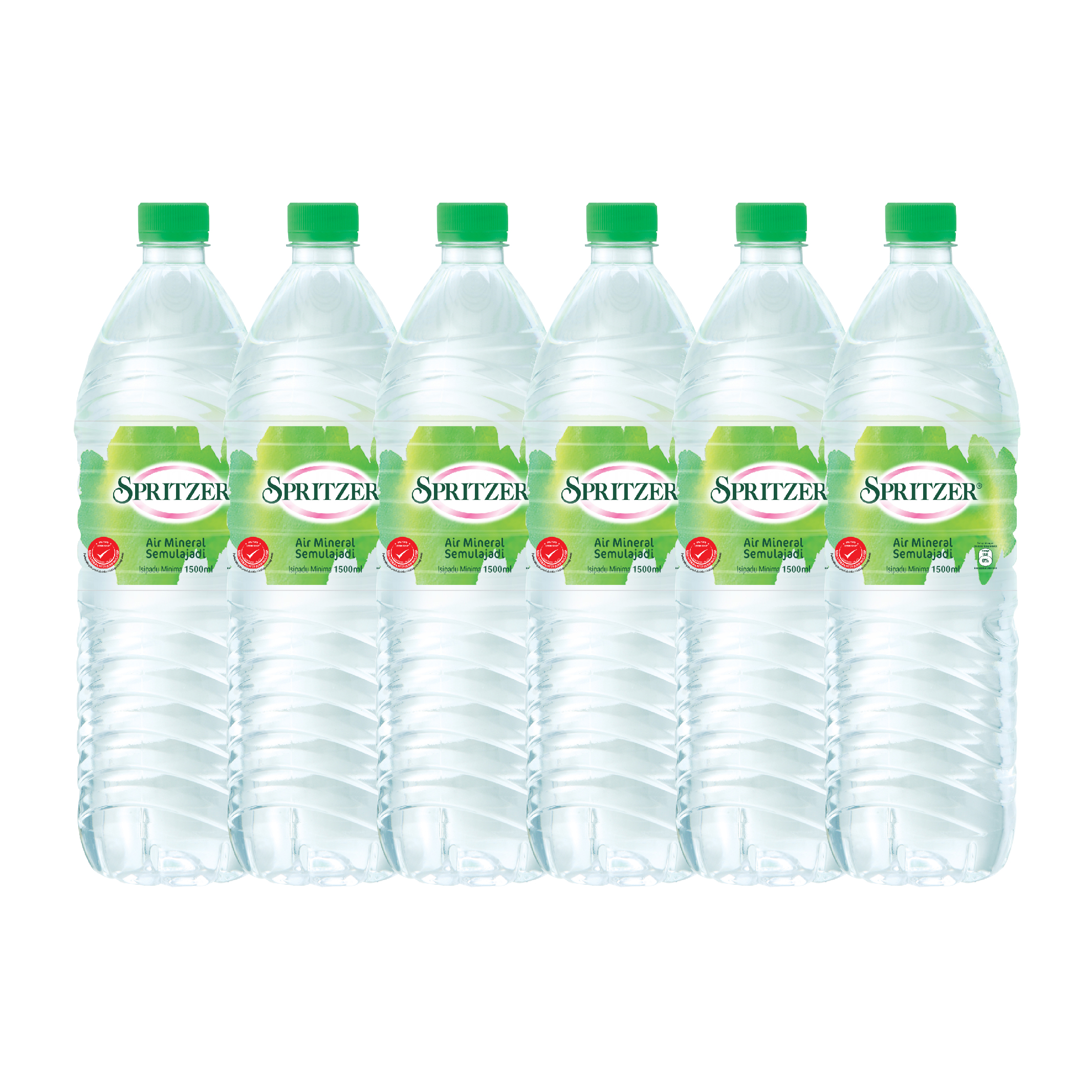 Малазийская бутылка Spritzer для минеральных напитков 1,5 л X 6