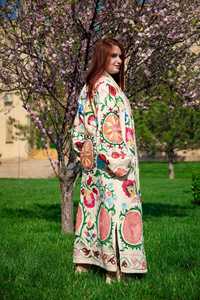 Chaqueta Larga Bordada a Mano para Mujer, Manga Larga, Ideal para Fiestas y Playa, Gran Oferta - Product Image 2