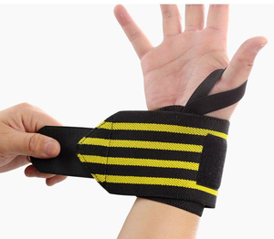 สายรัดข้อมือนักกีฬา,ผ้าพันแผลสำหรับกิจกรรมกลางแจ้งแบบมืออาชีพตัวป้องกันข้อมือรองรับการยกน้ำหนักสำหรับยิมจำนวน1ชิ้น - Product Image 3