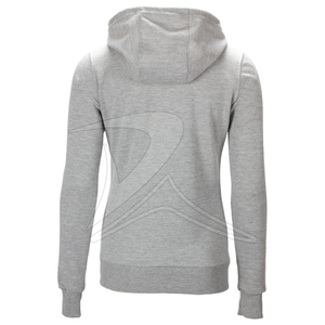 Pull à capuche décontracté pour femme en tissu crocheté, manches longues, tissé, avec poche avant lavée, séchage rapide, collection automne-hiver - Product Image 4