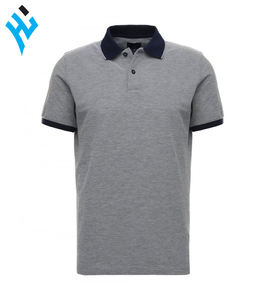 T-shirt de sport en vrac pour hommes, de haute qualité, personnalisé, blanc, décontracté, marque en vrac, Logo personnalisé, impression, sport, course, Polo - Product Image 3