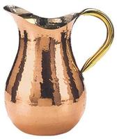Mousseur d'eau en cuivre plaqué, pichet 2 l, conception luxueuse, carafe carafe à eau en vente, livraison gratuite