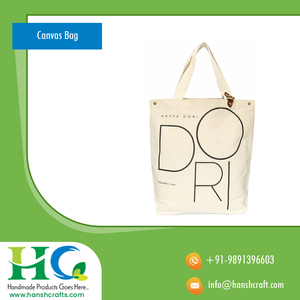 Bolso de lona con estampado de color Beige, para exportación a Estados Unidos - Product Image 3