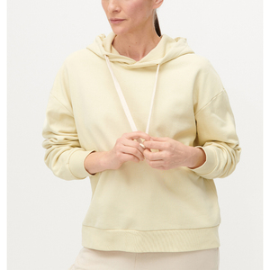 Top deportivo corto de manga larga estilo OEM nuevo para mujer, 100% algodón, para hacer ejercicio. - Product Image 2