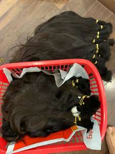 Paquetes de cabello Remy sin procesar a granel Afro 100g cabello humano indio para trenzar cabello indio crudo - Product Image 6