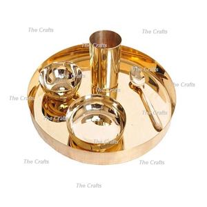 Ensemble de thali en acier martelé, écologique, pour servir les aliments, avec vaisselle de qualité supérieure, style moderne classique - Product Image 6