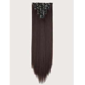 Extensiones de Cabello Virgen Vietnamita de Lujo, 100 Gramos, con Clip, Cutículas Alineadas, Color Ombre Decolorado, 22-24 Pulgadas - Product Image 3