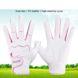 In Stock Comfortable Cabretta Leather and Fabric Golf <b>Gloves</b> for Right Hand Custom Logo Designer Golf <b>Gloves</b> - Product Image 3
