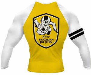 เสื้อแรชการ์ดแขนยาวสำหรับผู้ชายปรับแต่งได้ OEM ดีไซน์ - Product Image 4