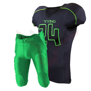 Uniforme de football américain personnalisable en sergé avec logo imprimé, taille plus XL pour adultes et jeunes, vêtements d'équipe pour jeunes - Product Image 1