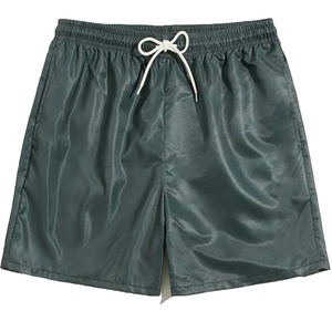 Short de basket en maille Deux poches à ourlet latéral Été Hommes Shorts de plage Slim Fit Polyester Vintage Plain Cotton Swim Short OEM - Product Image 1