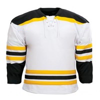 Maillot de hockey sur glace professionnel 100% polyester lourd, personnalisable, surdimensionné, amusant, avec logo d'équipe imprimé, séchage rapide, respirant, pour hommes