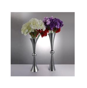 Jarrones de flores de Metal más vendidos con acabado dorado, decoración para fiesta de boda y decoración del hogar para plantas, soporte para plantas - Product Image 6