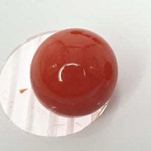 Perles de corail rouge naturel HD 8.5-9.0 MM forme ronde 9mm pierres précieuses en vrac bijoux minéraux - Product Image 1