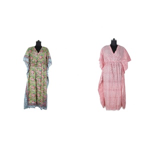 ชุดเดรสมุสลิมแขนกุด Kaftan ยาว - Product Image 1