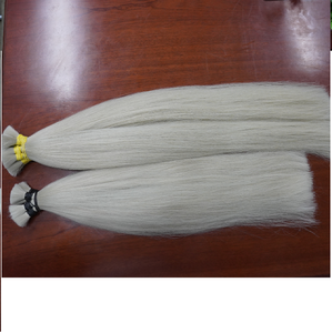 Best selling Straight Blonde color Bulk Hair Vietnamese Human Hair Extensions full Cuticle Aligned Hair - Product Image 1