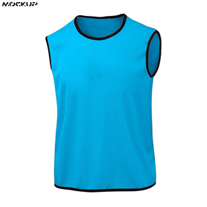 Bavoirs d'équipe de club personnalisés de haute qualité gilet d'entraînement sportif pour hommes OEM vêtements de football unis nouveaux gilets d'entraînement à bavette - Product Image 2