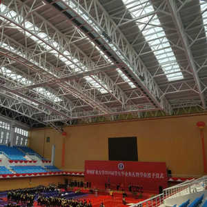Armazón de tubería de acero de gran envergadura, estructura de techo para construcción de gimnasios universitarios - Product Image 3