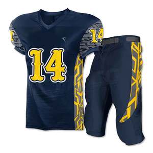 Uniformes de football américain respirants 100 % polyester, grandes tailles, été, chemises et shorts personnalisables avec logo sur mesure - Product Image 5