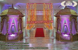 Decoración de entrada de boda tradicional con tema de Ganesha indio Ganesha Entrada de boda Puerta de bienvenida de boda exclusiva/estatuas - Product Image 5