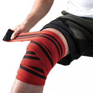 อุปกรณ์รักษาความปลอดภัยสำหรับออกกำลังกายที่รัดเข่าสำหรับยกน้ำหนักยกน้ำหนักออกกำลังกายเล่นยิมออกแบบโลโก้ได้ตามต้องการ - Product Image 3