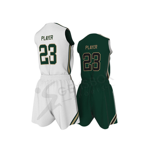 ชุดบาสเก็ตบอลเต็มตัวสำหรับผู้หญิงชุดบาสเก็ตบอลคอวีแห้งเร็วระบายอากาศสวมใส่สบาย - Product Image 4