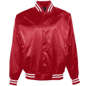 Light <b>Weight</b> Comfortable Satin Varsity Jacket Design Your Own Logo Eco-Friendly Reversible Breathable Vintage Style Autumn - Product Image 3