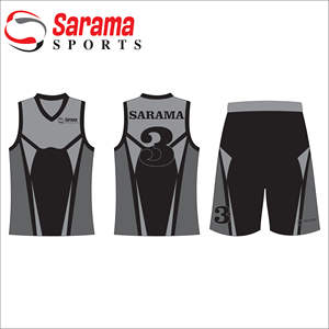 ชุดกีฬาบาสเกตบอลสำหรับเด็กผู้ชาย,ชุดกีฬาบาสเกตบอลแบบย้อนกลับพิมพ์ลายสั้นล่าสุด - Product Image 3