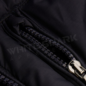 Vente en gros Logo personnalisé Manteaux en duvet à capuche surdimensionnés légers et résistants à l'eau Vestes en duvet pour hommes - Product Image 5