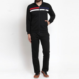 Custom Logo Men's Polyester Sportswear Zipper <b>Jacket</b> With Track Pants Sweat Suit Set - Product Image 6