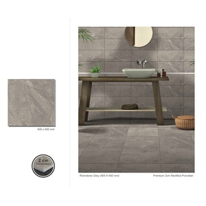 กระเบื้องปูพื้นพอร์ซเลนกันลื่นพื้นผิวแข็งทนความร้อน 600x600 - Product Image 6