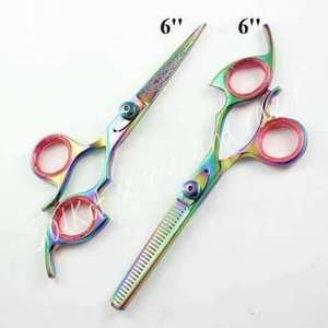 Tijeras de adelgazamiento de acero inoxidable aprobadas por la CE, instrumentos de corte de pelo de un solo uso con punta de hoja afilada para salones de peluquería - Product Image 1