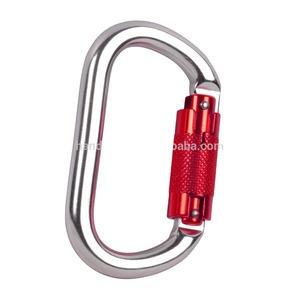 Mosquetón de aluminio con cierre giratorio en forma de O - Product Image 1