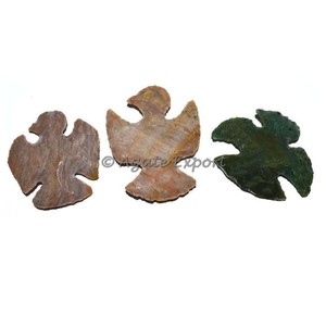Puntas de Flecha de Ágata Grabadas con Diseño de Águila, de Alta Calidad y Pulimentadas, para Colección de Arte Mascote/Feng Shui - Product Image 1