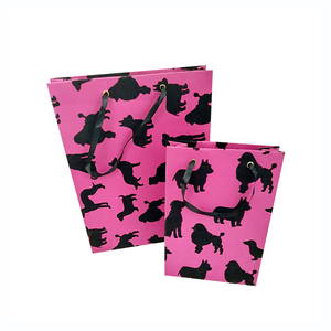 Gran oferta, bolsa de papel Kraft de diseñador hecha a mano única, bolsa de compras ecológica de alta calidad con logotipo personalizado, estampado Animal para alimentos - Product Image 1