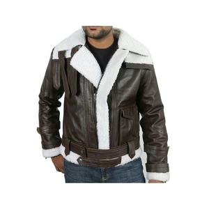 Chaquetas de invierno para motocicleta, con cuello de piel y cremallera - Product Image 1