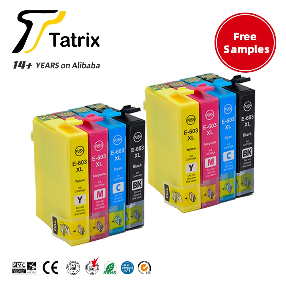 603XL mürekkep kartuşu Tatrix T603XL T603 Premium uyumlu yazıcı mürekkep püskürtmeli mürekkep kartuşu için Epson XP-2100 XP-3100 XP-4100 XP-4105
