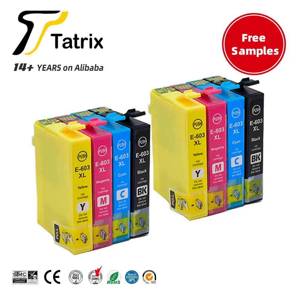 Cartucho de tinta 603xl t603xl, cartucho premium compatível com impressora a jato de tinta para epson XP-2100 XP-3100 XP-4100 XP-4105