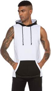 Sweat à capuche personnalisé pour homme avec logo brodé, nouveau design, motif uni, col montant, mode hiver, fermeture éclair, imperméable, coupe-vent, polaire, chaud - Product Image 6