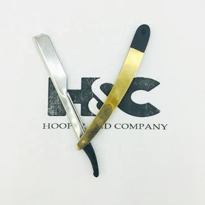 New Arrival Razor Custom Private Label Barbers Shaving <b>Straight</b> Razor Stainless Steel Replaceable Sustainable Blade Wood Handle - Product Image 2