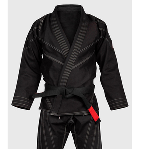 ชุด BJJ GI Jiu Jitsu สีดำเต็มรูปแบบ,ชุดกิโมโนน้ำหนักเบา IBJJF ศิลปะการต่อสู้สำหรับผู้ชาย - Product Image 1