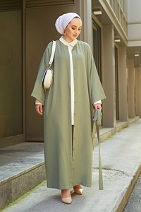 Nouvelle saison femmes Abaya vêtements islamiques caftan dubaï arabe musulman mode islamique qualité turque - Product Image 4