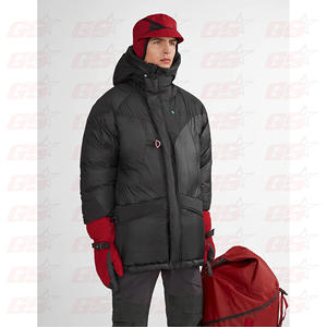 Hot Selling Gray And Black Winter Fashion Thermal Nylon Puffer Jackets Men - Product Image 4