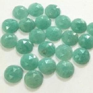 6mm natural amazonita Rosa corte redondo cabujón piedras preciosas sueltas de proveedores calibrados precio de fábrica al por mayor Comprar ahora en línea - Product Image 1