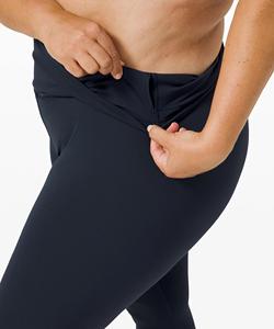 Pantalones de Yoga con Bolsillo para Correr, Cintura Alta, Leggings Deportivos para Mujer, Spandex/Poliéster, Tejido Elástico Informal - Product Image 4