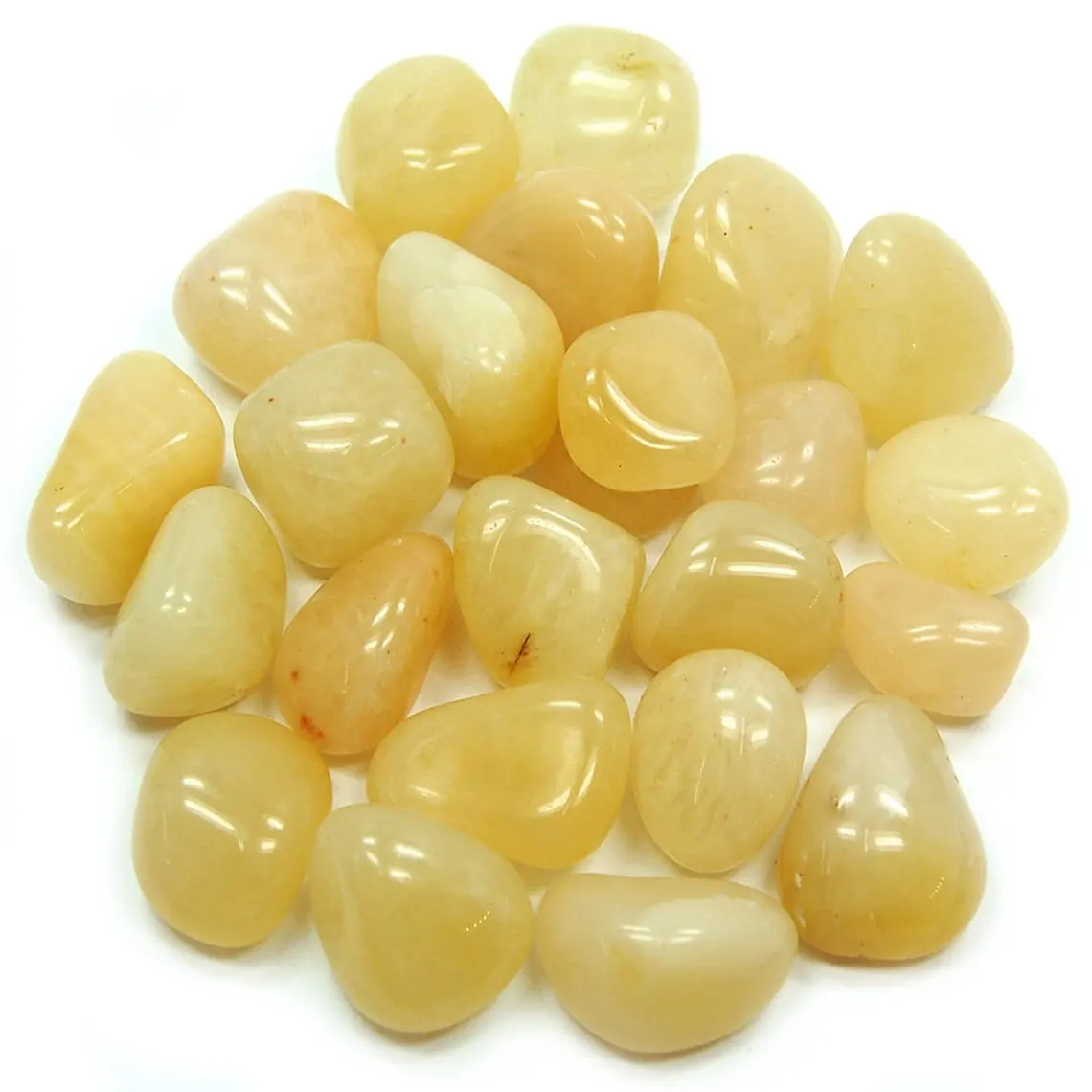 भारत से उपचार और घरेलू सजावट के लिए थोक उच्च गुणवत्ता वाले प्राकृतिक पीले वेवेंटुरिन टम्बल पत्थर