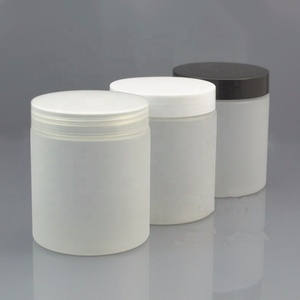 ready to ship! empty cosmetic butter scrub cream container 3oz 4oz 5oz 8oz 10oz fog white clear frosted plastic jar