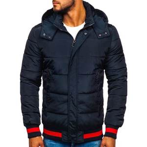 Chaquetas acolchadas con cremallera para hombre, ropa de invierno de alta calidad, con logotipo personalizado impreso - Product Image 2