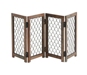 Puertas de seguridad de madera para mascotas, 3 paneles, hechas con Mango de madera para cachorros y mascotas, personalizadas, en venta - Product Image 6