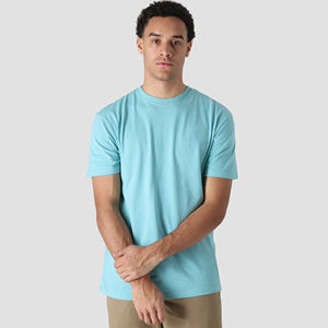 Imprimé personnalisé 100% coton hommes T-Shirt décontracté col rond manches courtes motif solide blanc Jersey T-Shirt Camiseta De Hombre - Product Image 3